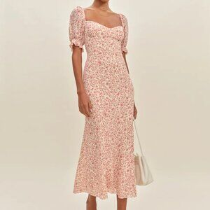 Reformation Gloria Dress Pink - Size 2
